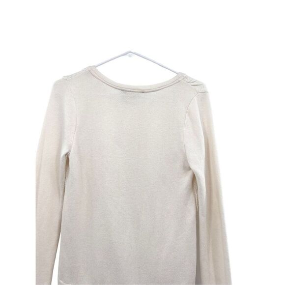 Anthropology Sunday in Brooklyn braided front ruffle lower part of pullover swea - Picture 10 of 16